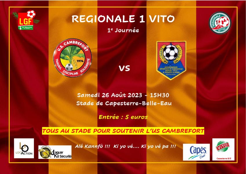 Début la Régionale 1 Vito