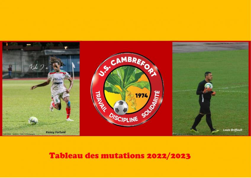 Bilan du Mercato 2022 à l'US Cambrefort